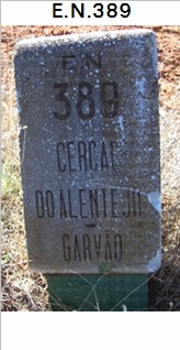 E.N. 389 - Cercal - Colos
 - Santa Luzia - Garvo